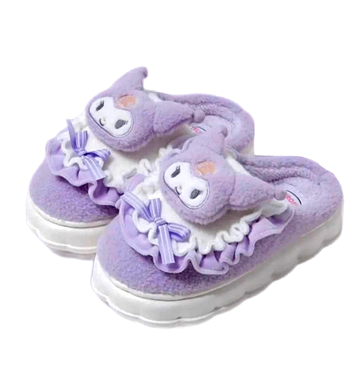 Make your time at home more fun! My Melody &amp; Cinnamoroll fluffy slippers