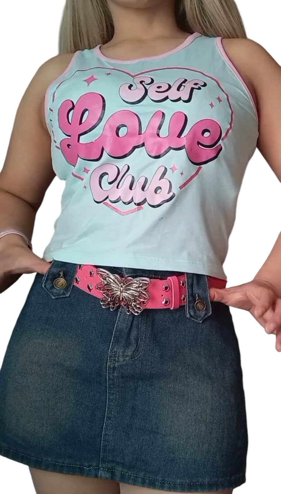 Limited Edition: Bold 'LOVE' Cotton Crop Top – Grab Yours Now!