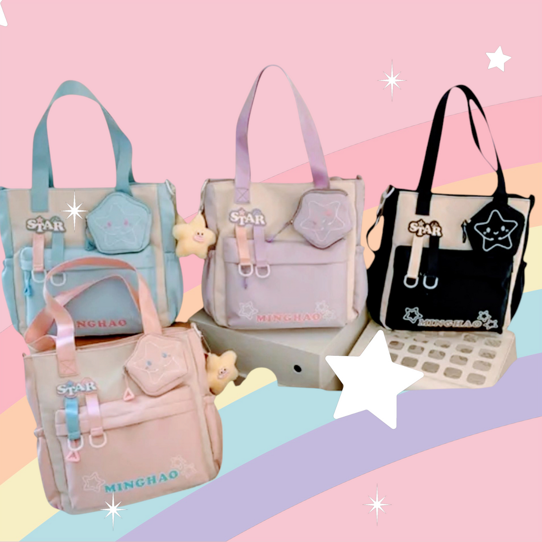 "Make Your School Life More Stylish 。KireiShine's Nylon Bag"