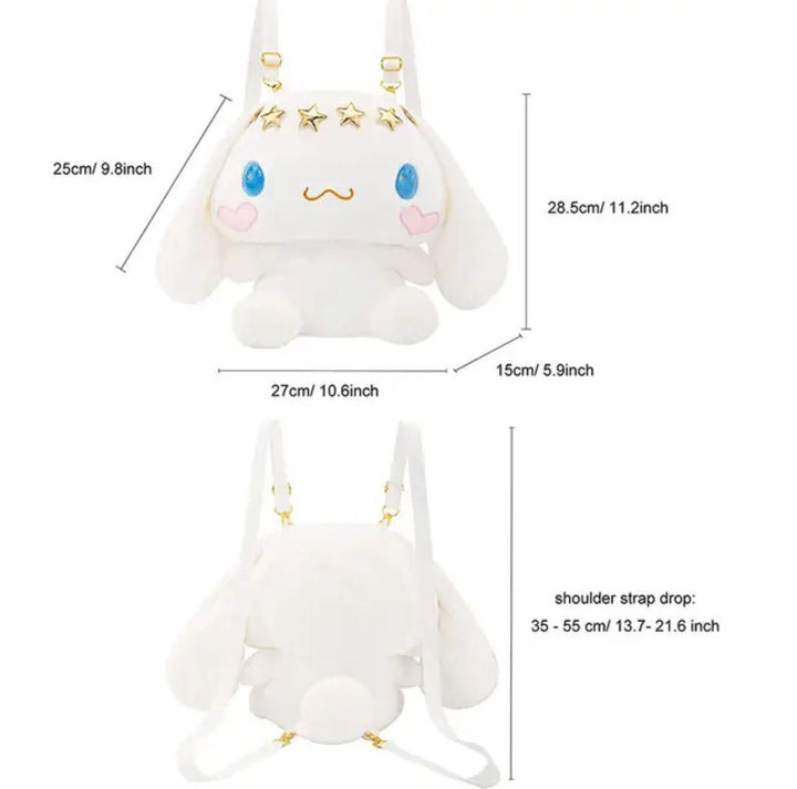 Delightful Kitty Plush Backpack:The Perfect Blend of Cuteneses and comfort.